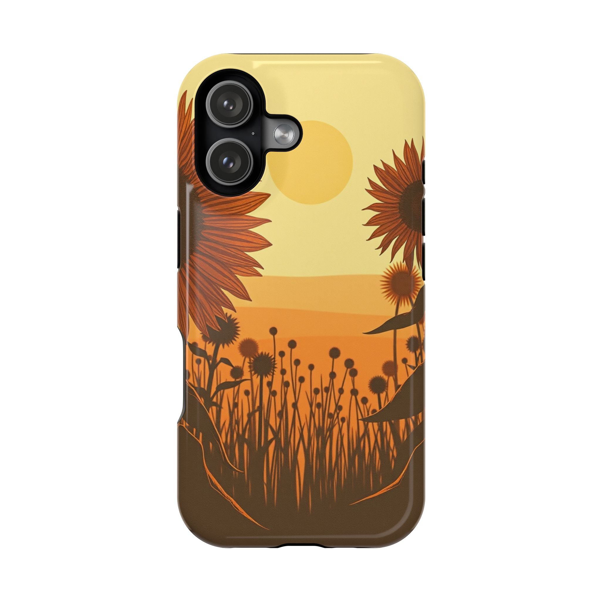 iPhone Serene Sunflower Prairie Design Slim Everyday Designer Case · iPhone Case