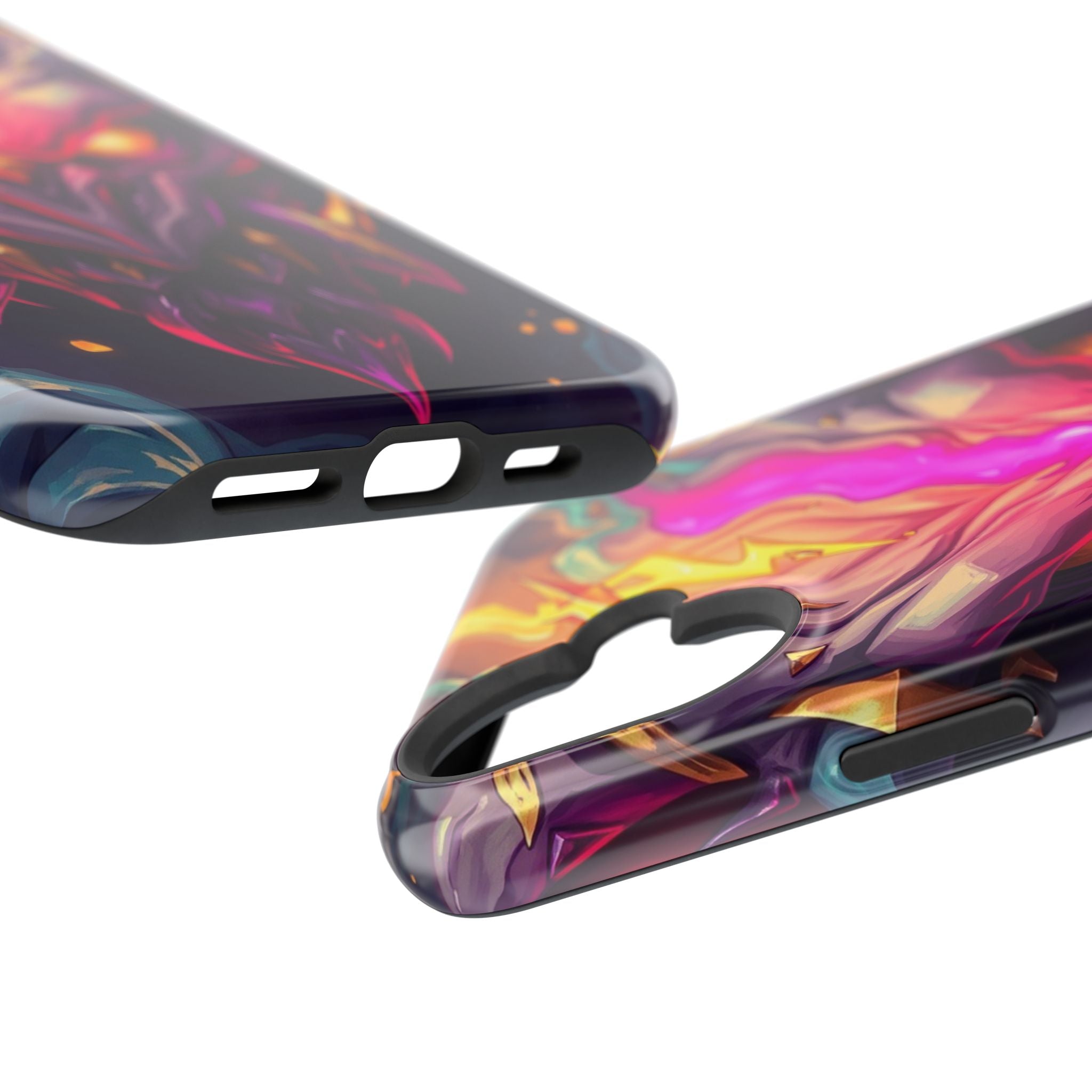 iPhone Chaos Goblin Energy Gold Foil Luxury Slim Everyday Designer Case · iPhone