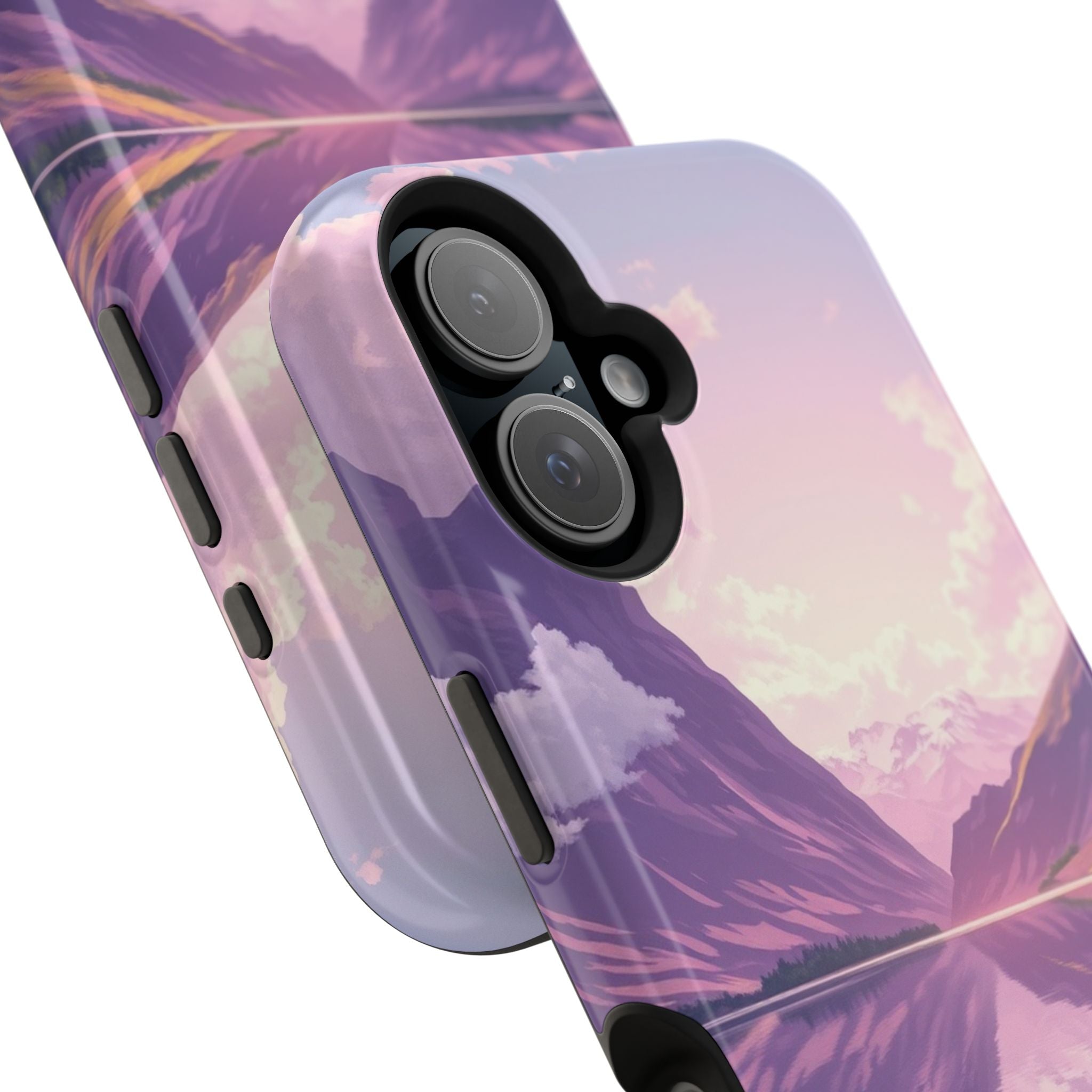 iPhone Lavender And Pearl Fjord Reflection Slim iPhone Everyday · iPhone Case