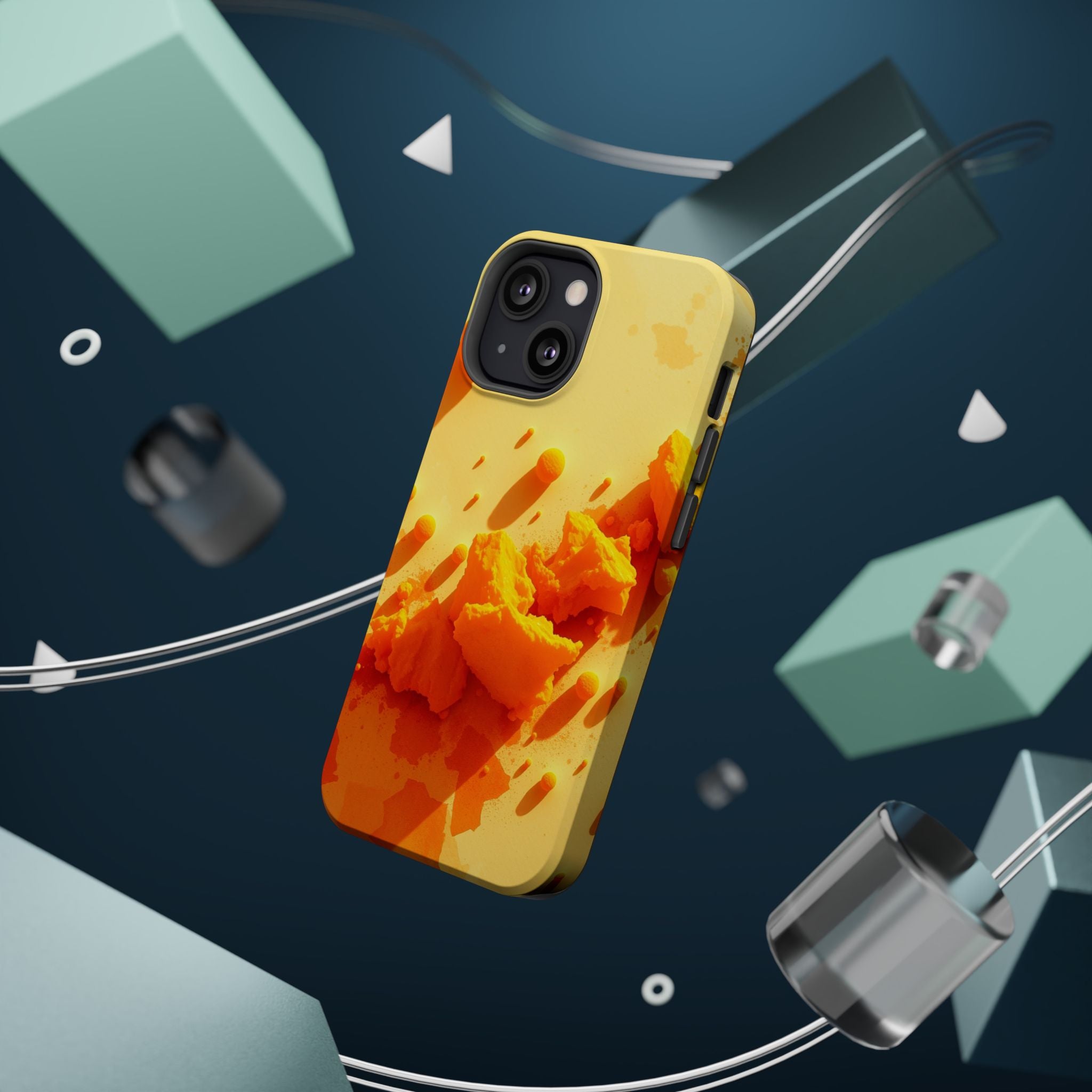 iPhone Mustard And Rust Dissolve Effect Slim Everyday iPhone Designer · iPhone C