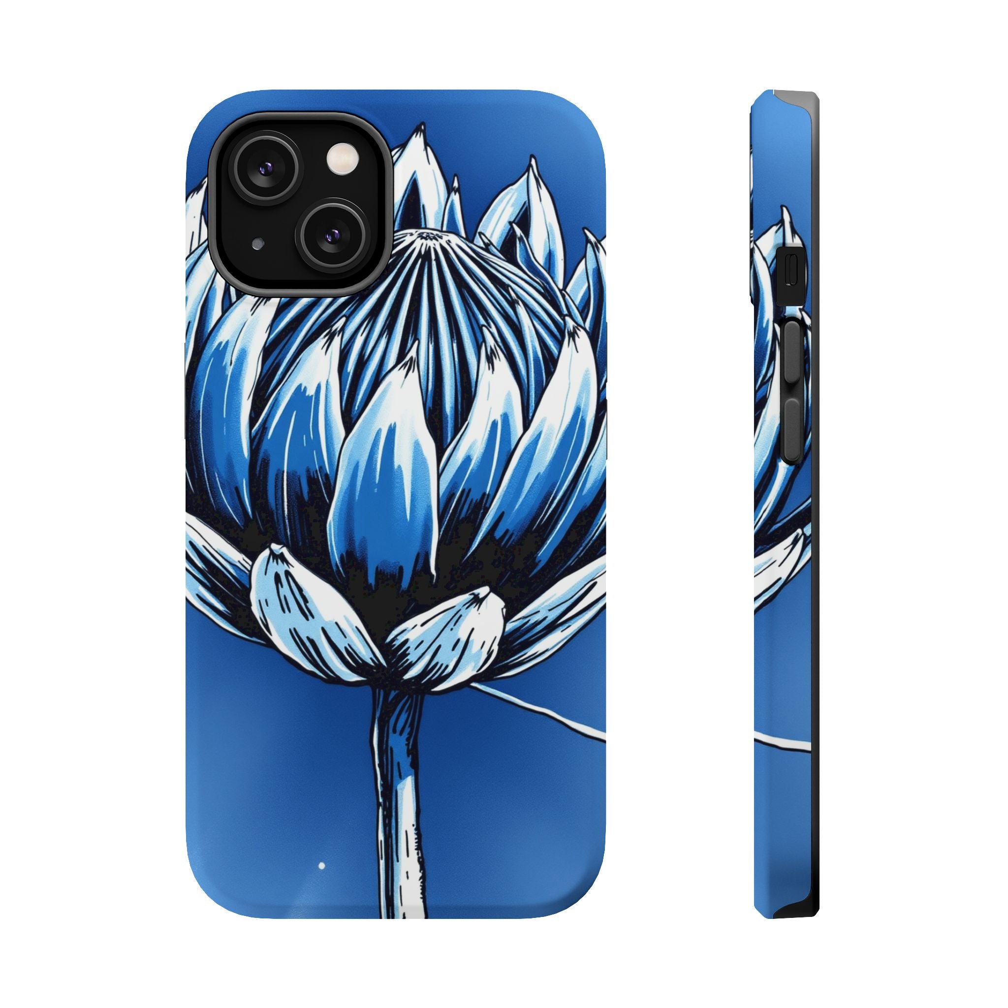 iPhone Protea Bold Hand-Drawn Sketch Slim Everyday Designer Case · iPhone Case