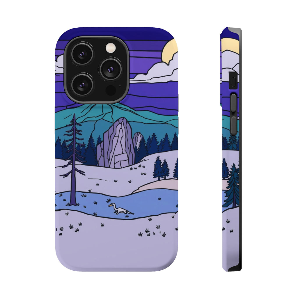iPhone Pine Ridge Stained Glass Slim Everyday Designer Case · iPhone Case