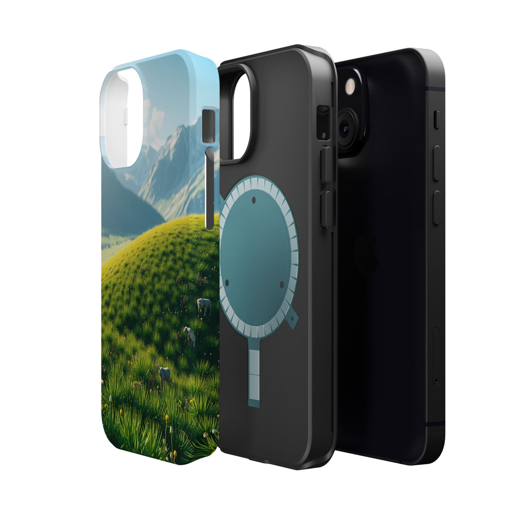 iPhone Vibrant Alpine Meadow Design Slim Everyday Designer Case · iPhone Case