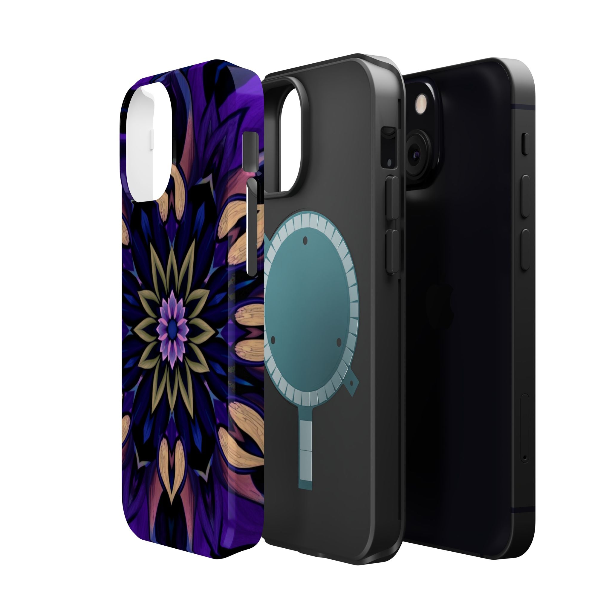 iPhone Floral Mandala Mystic Art Bold Modern Everyday Snap Case · iPhone Case