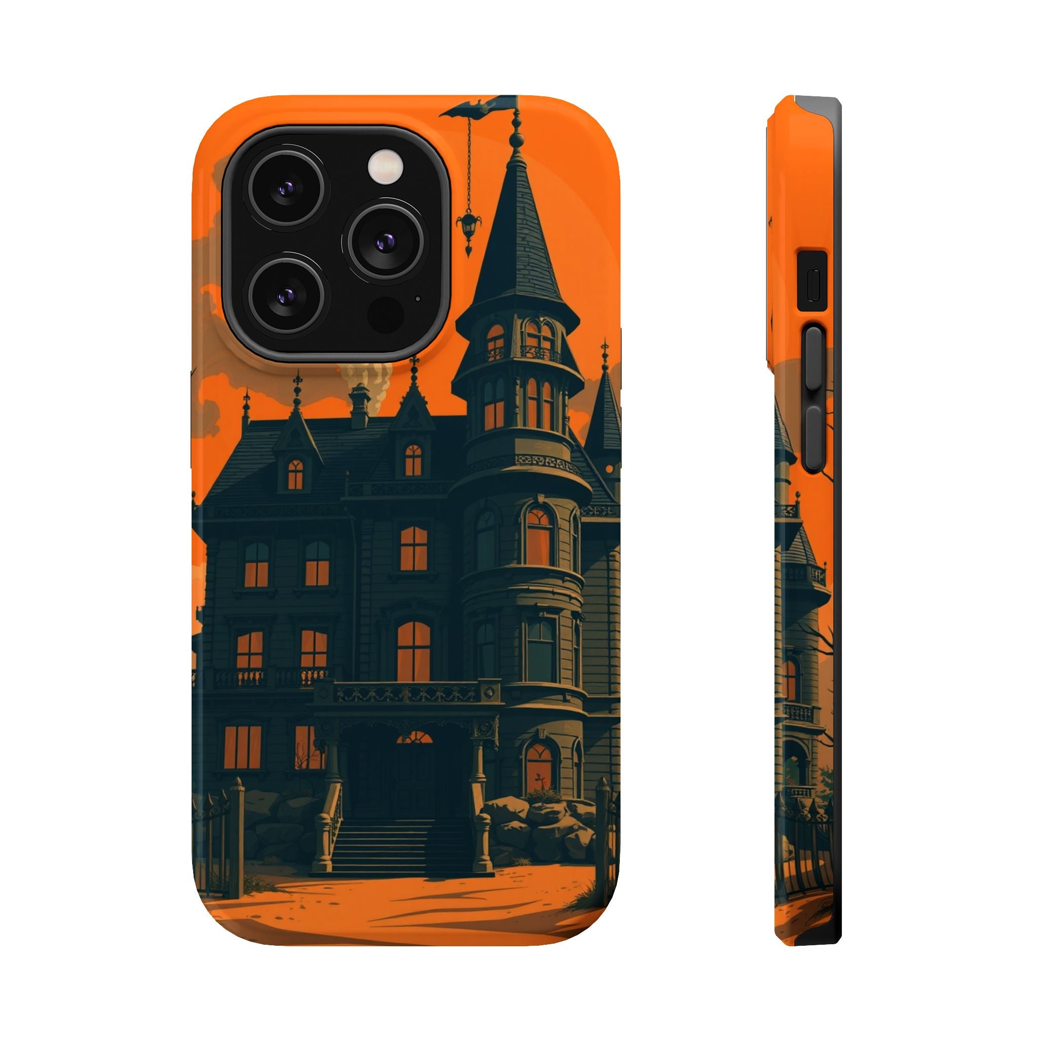 iPhone Vibrant Haunted Mansion Design Slim Everyday Designer Case · iPhone Case