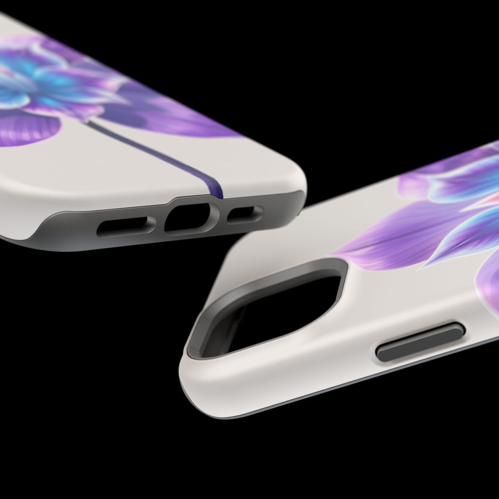 iPhone Dreamy Neon Floral Design 10 Slim Everyday Designer Case · iPhone Case