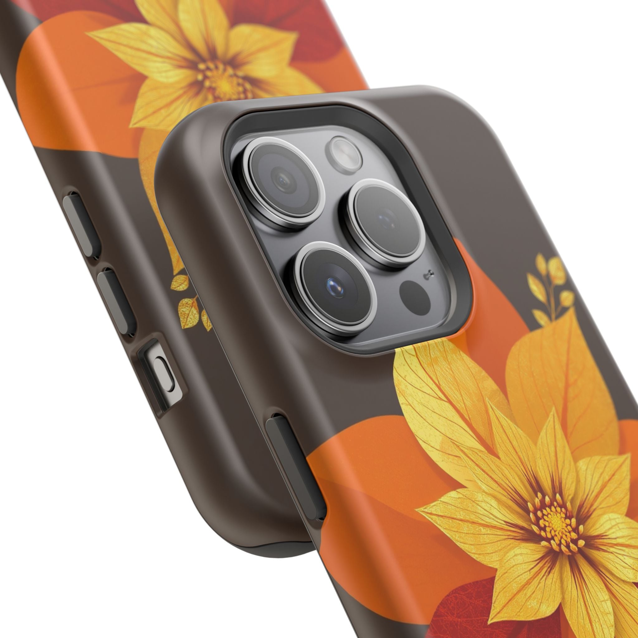 iPhone Floral Gold Foil Abstract Geometric Slim iPhone Everyday · iPhone Case