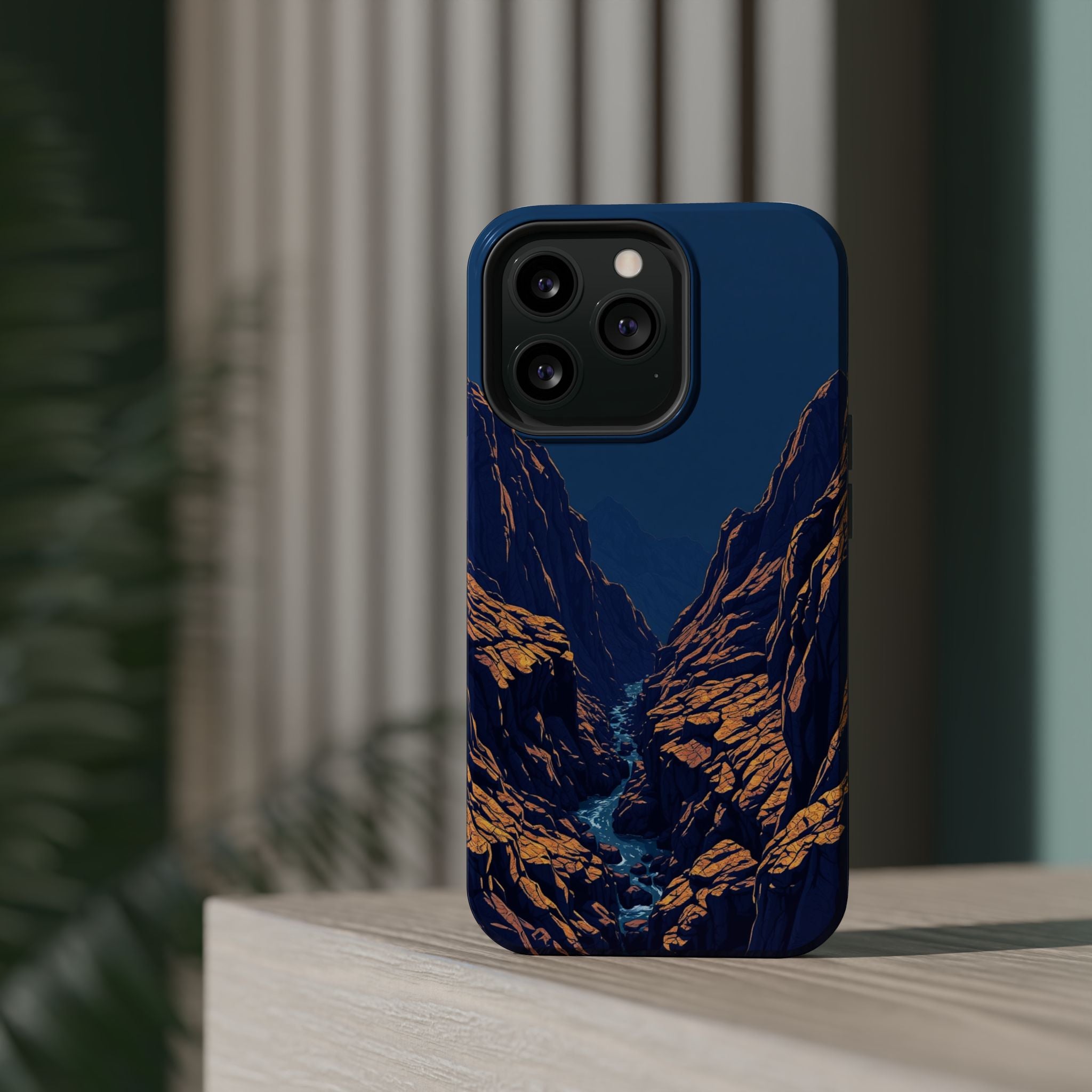 iPhone Indigo And Violet Rocky Coastline Slim Everyday iPhone Designer · iPhone