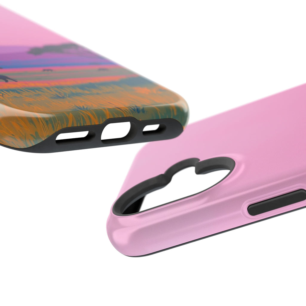 iPhone Savanna Horizon Electric Art Slim Everyday Designer Case · iPhone Case