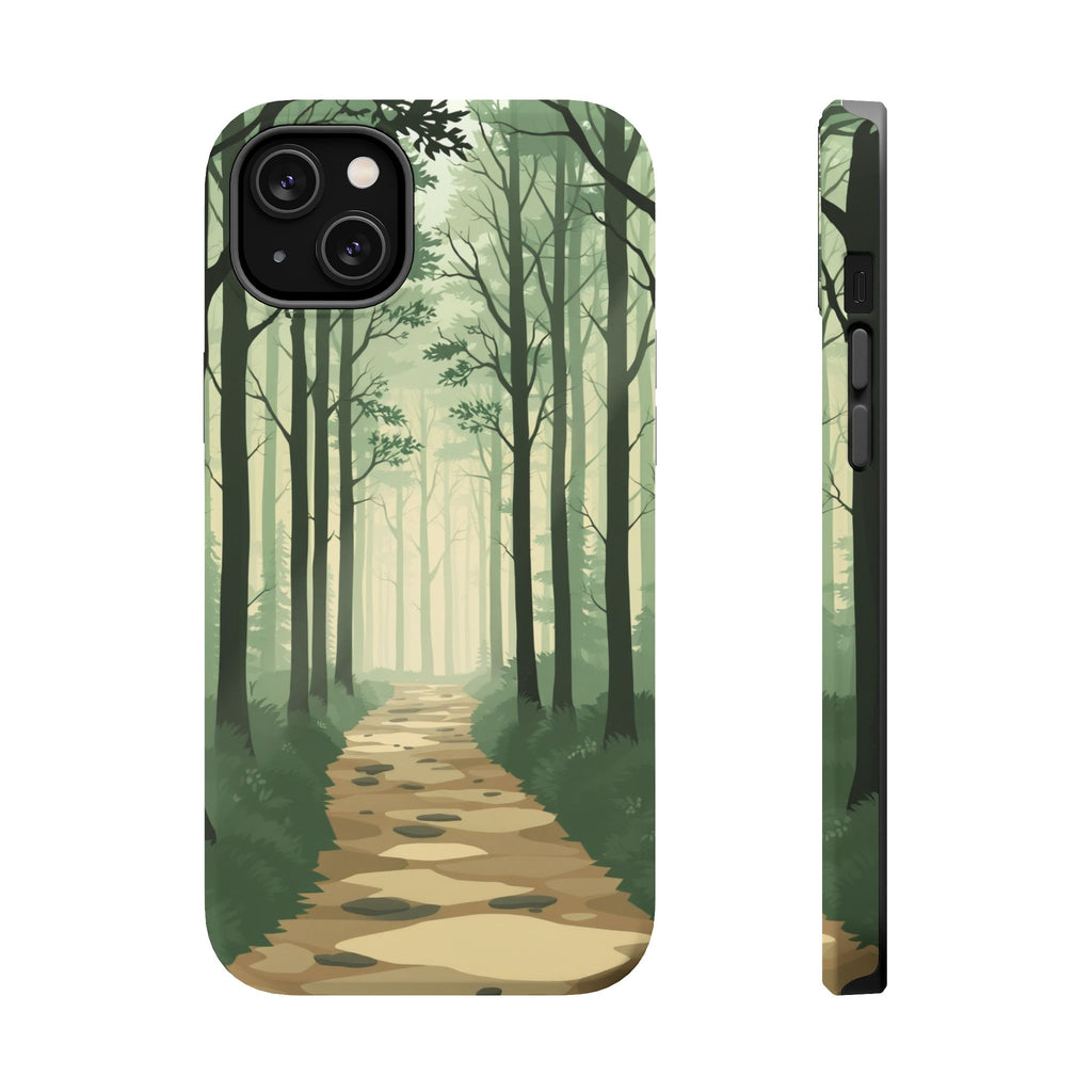 iPhone Sage And Ivory Misty Forest Path Slim Everyday iPhone 11 · iPhone Case
