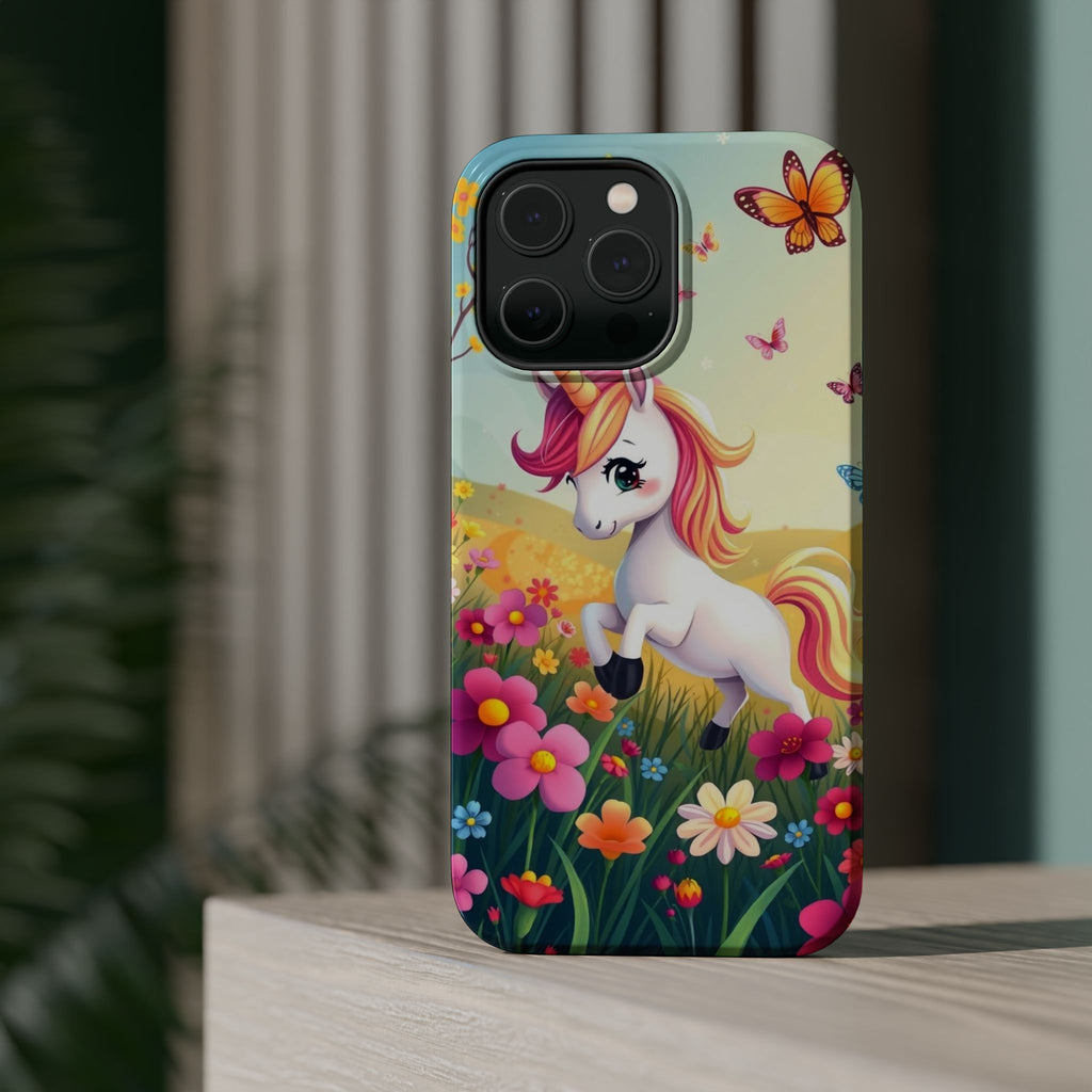 iPhone Magical Meadow Unicorn Kids Fun iPhone Phone Case Gift Slim · iPhone Case