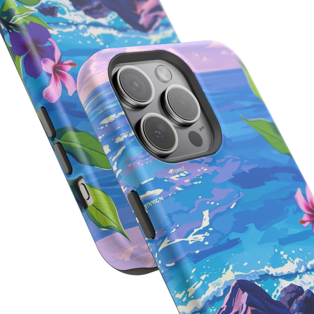 iPhone Hibiscus Coast Enchanted Art Slim Everyday Designer Case · iPhone Case