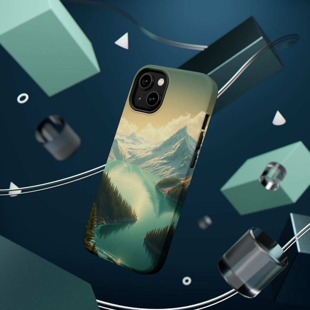 iPhone Glacier Lake Bold Art Slim Everyday Designer Case · iPhone Case