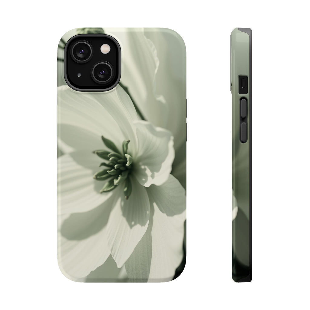 iPhone Floral Ink Wash 3D Digital Bold Modern Everyday Snap Case · iPhone Case