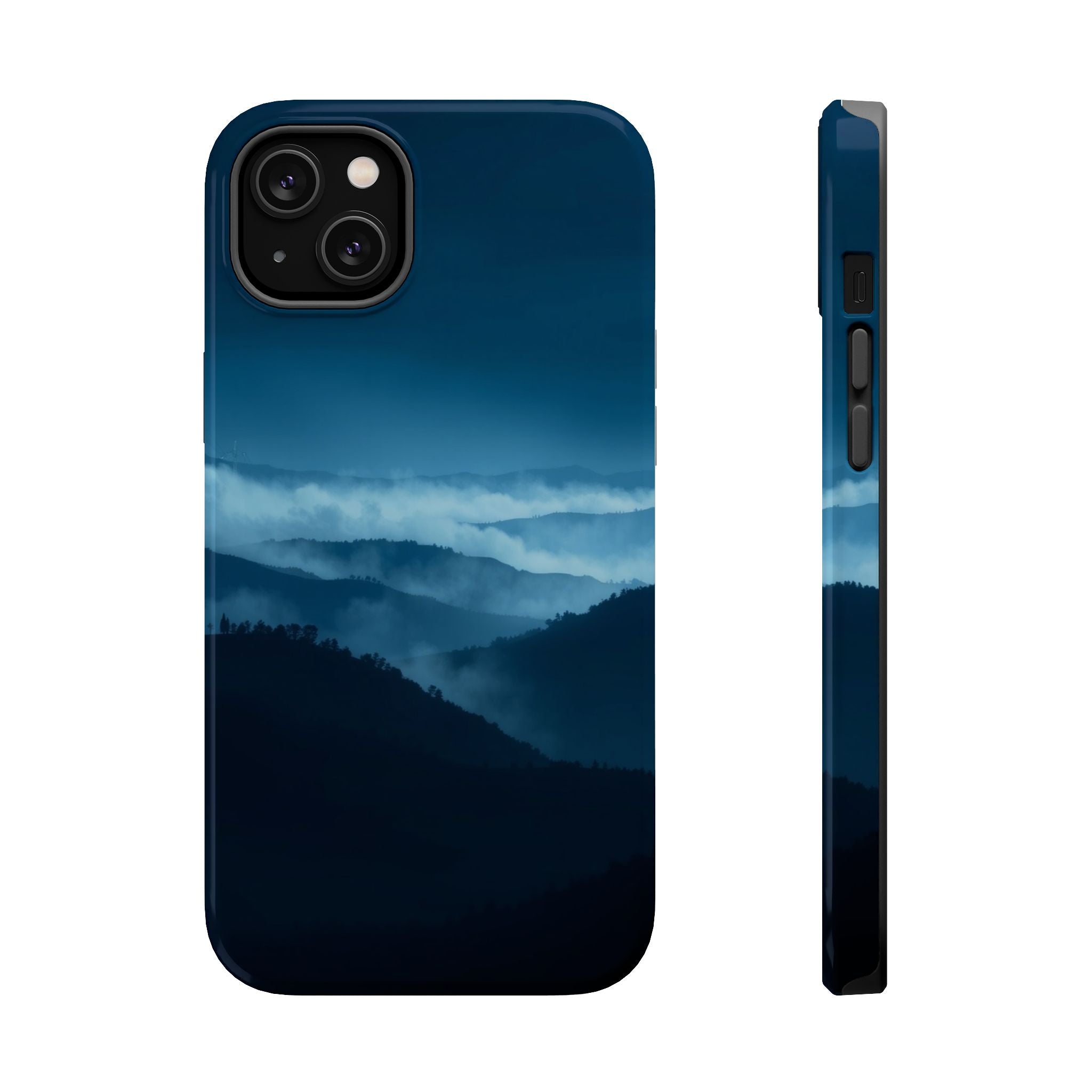iPhone Earthy Fog Rolling Over Hills Design Slim iPhone Everyday · iPhone Case