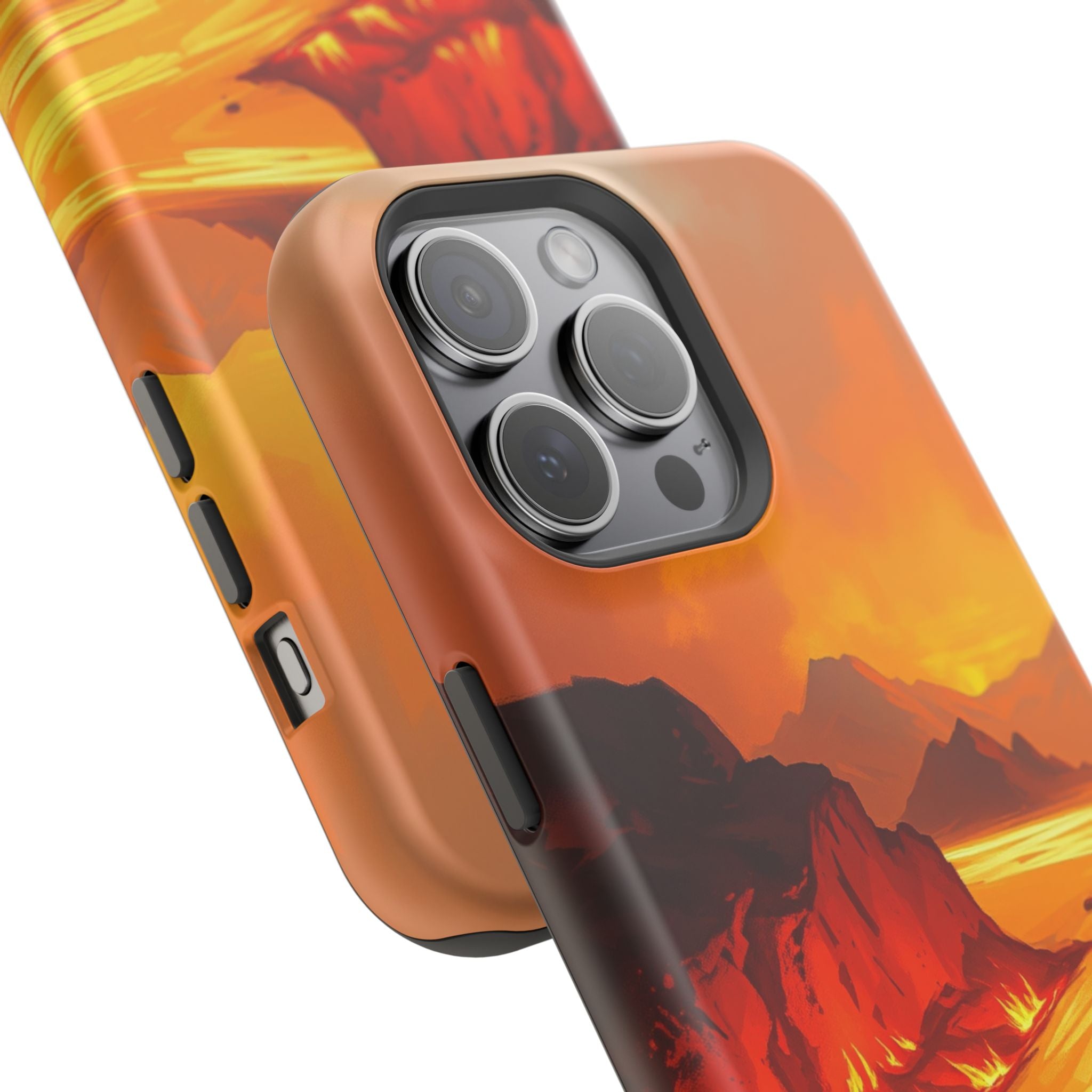iPhone Burnt Orange And Sand Wildfire Glow Slim iPhone Everyday · iPhone Case