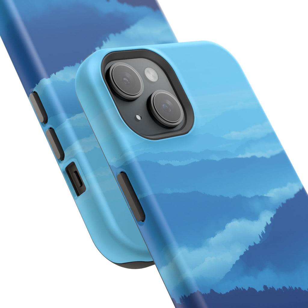 iPhone Fog Rolling Over Hills Pixel Art -Bit Slim iPhone Everyday · iPhone Case