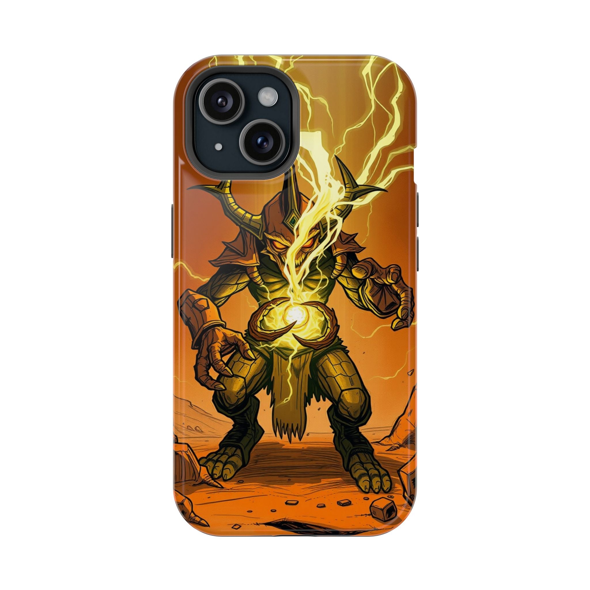iPhone Burnt Orange And Sand Chaos Goblin Energy Clean Minimal Snap Case · iPhon
