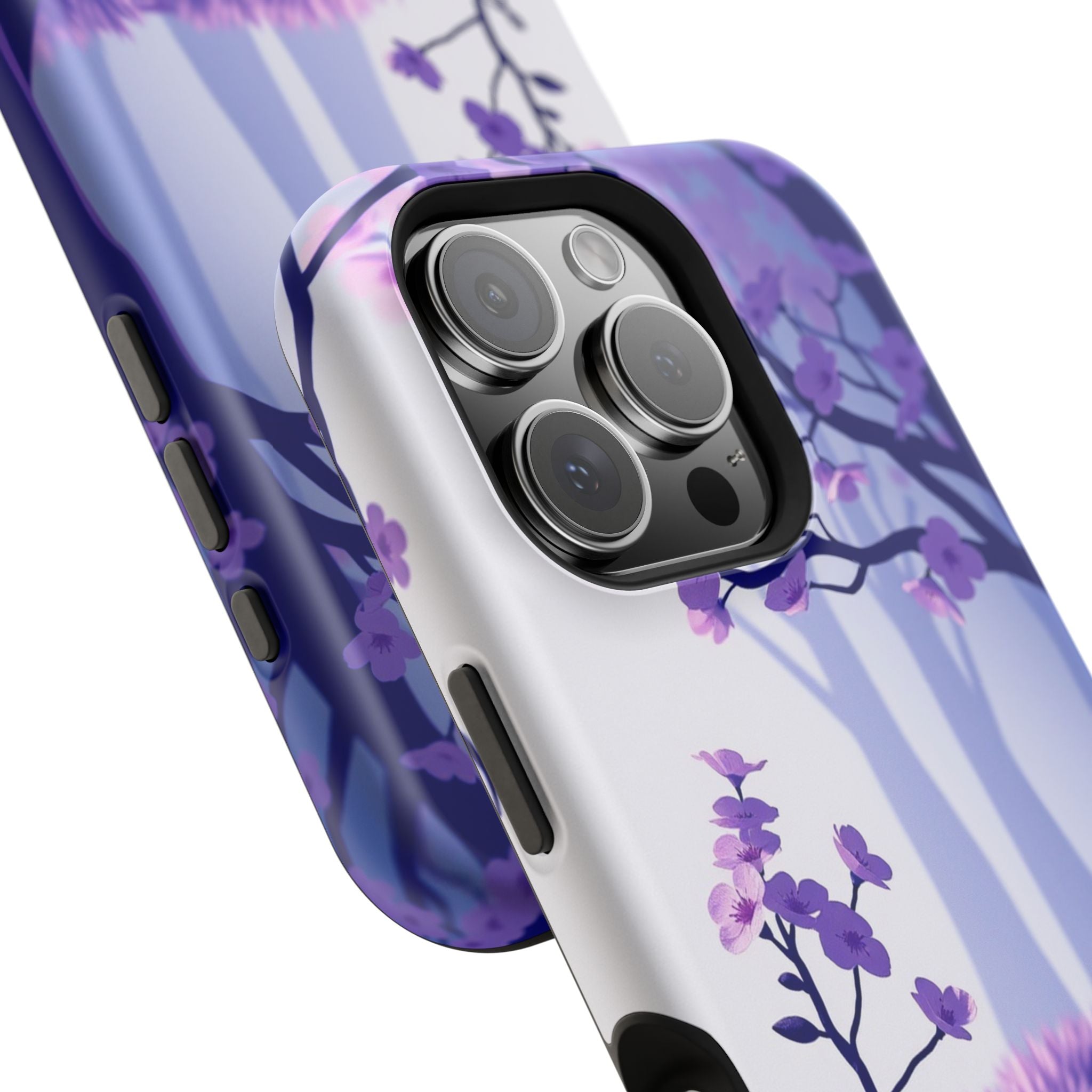 iPhone Blossom Trail Paper Cut Art Bold Modern Everyday Snap Case · iPhone Case