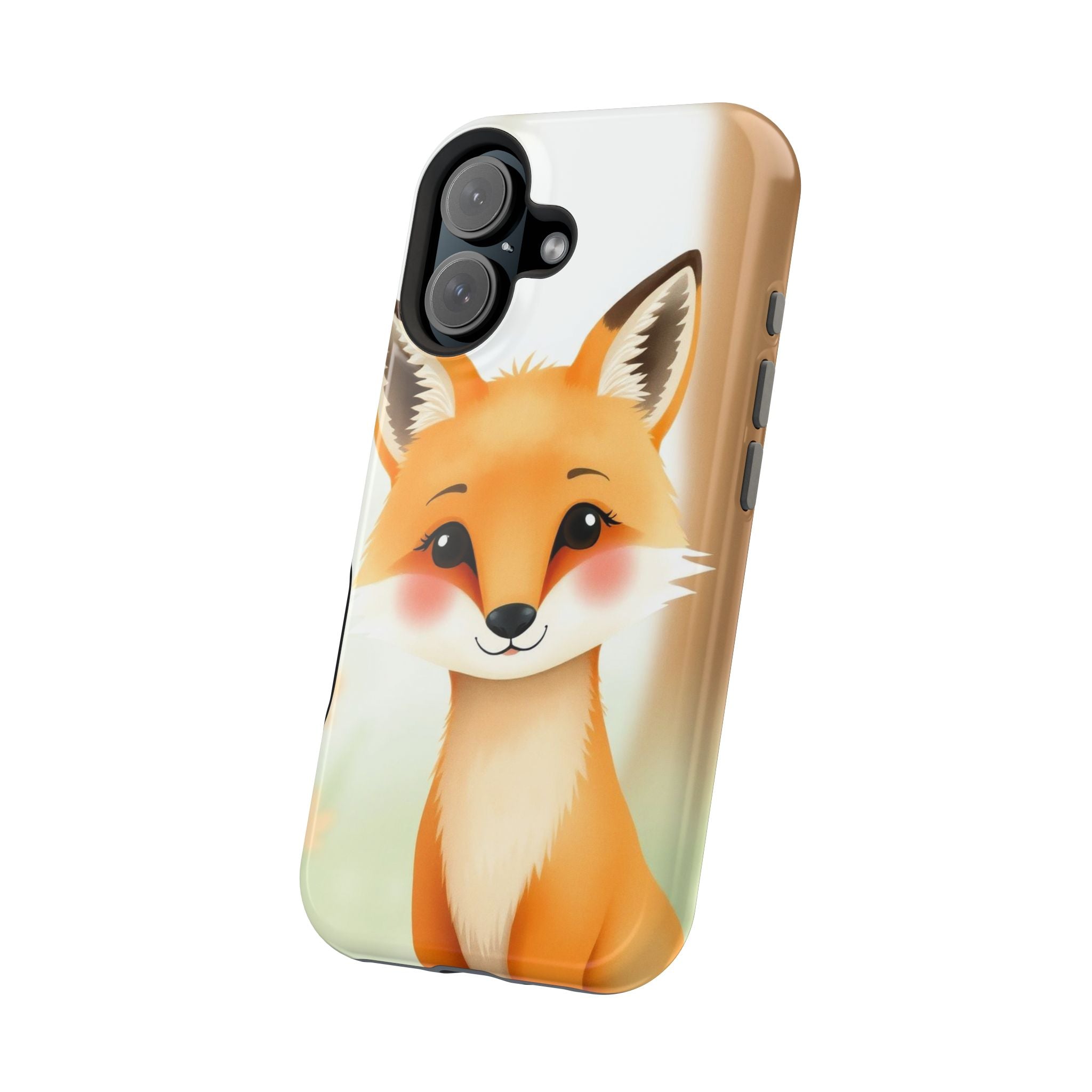 iPhone Watercolor Fox Portrait Kids Fun iPhone Phone Case Gift Slim · iPhone Cas