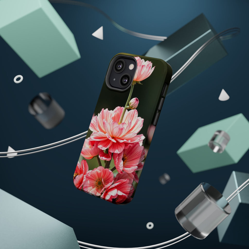 iPhone Ranunculus Stack Vibrant Watercolor Slim Snap Case · iPhone Case
