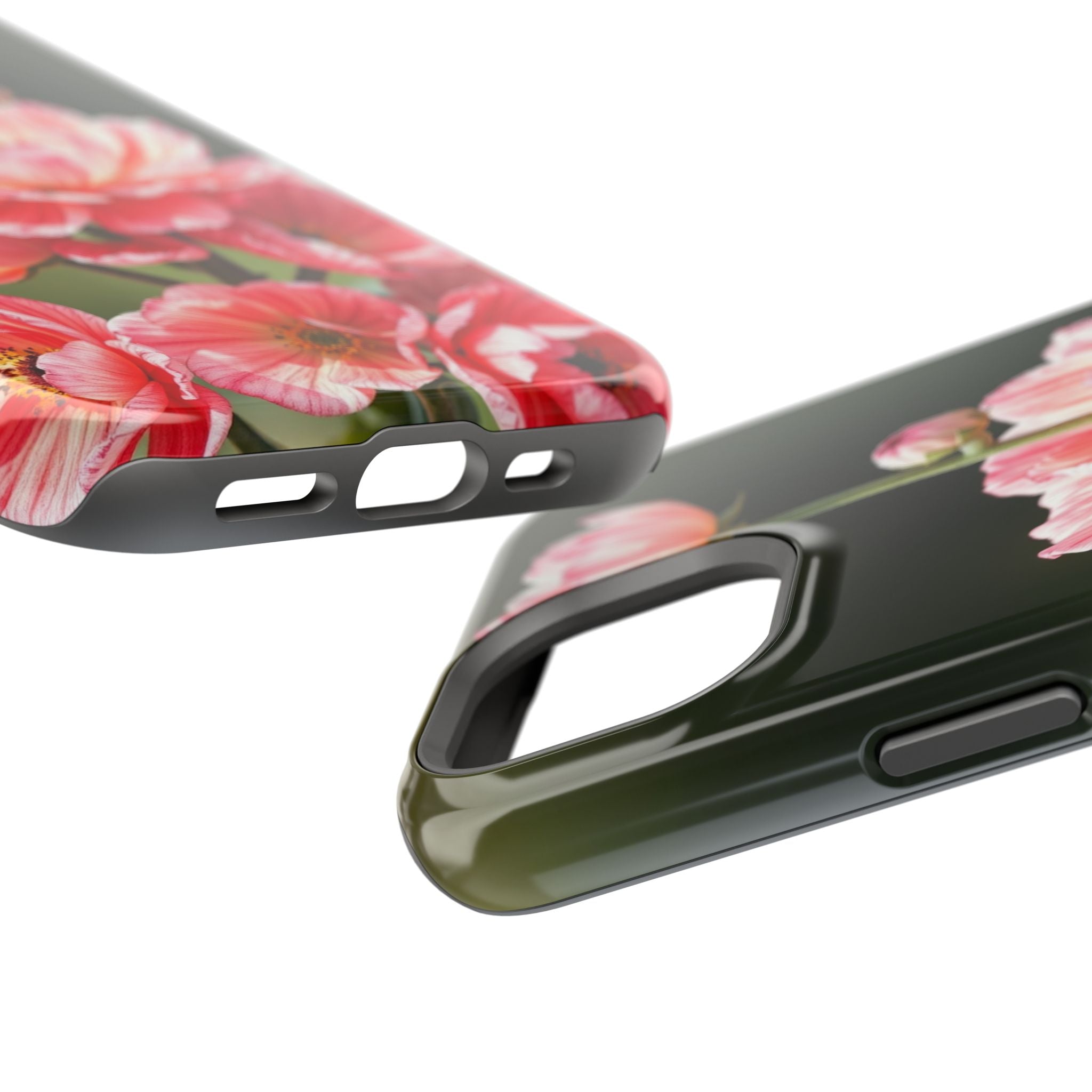 iPhone Ranunculus Stack Vibrant Watercolor Slim Snap Case · iPhone Case