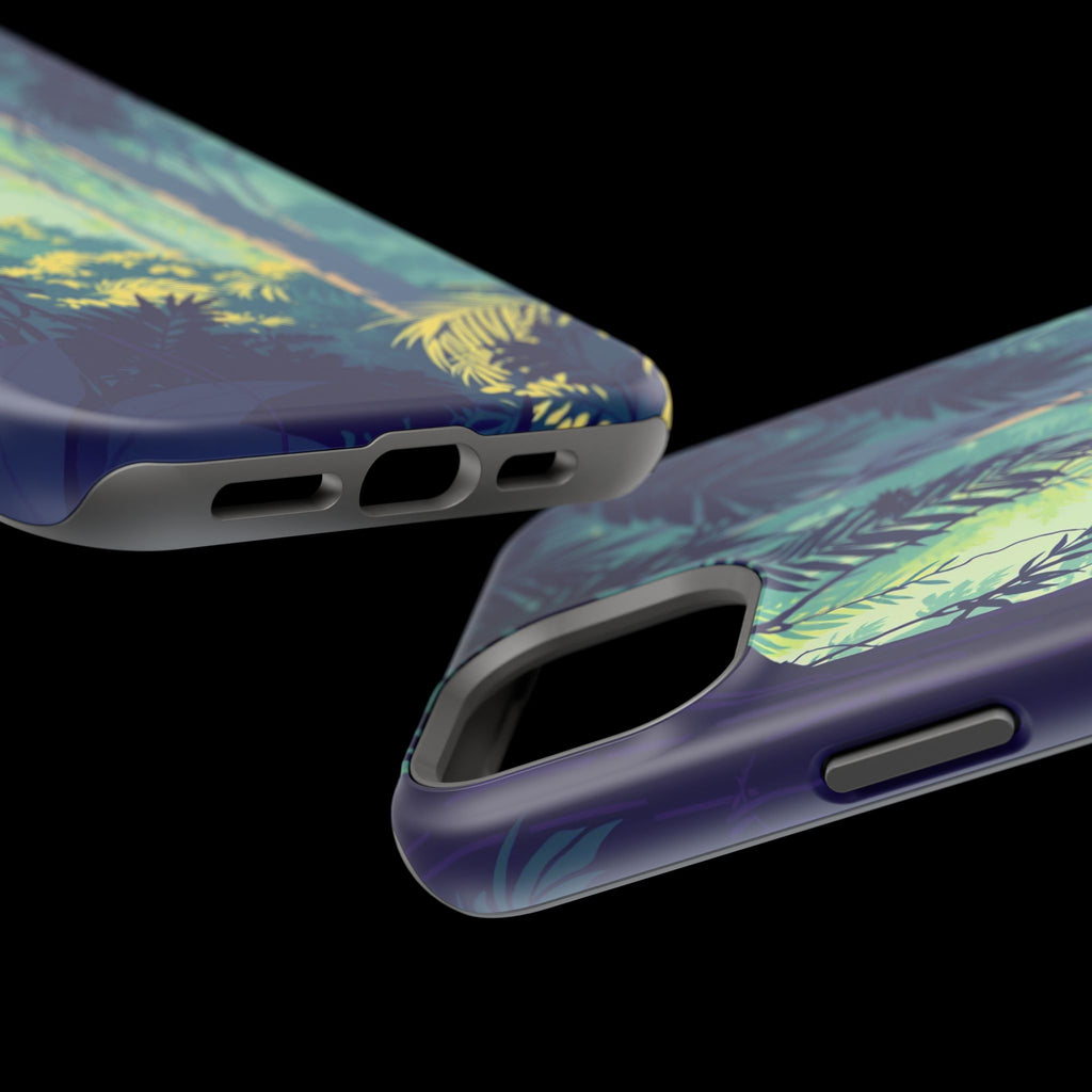 iPhone Mint And Blush Rainforest Canopy Slim Everyday iPhone Designer · iPhone C