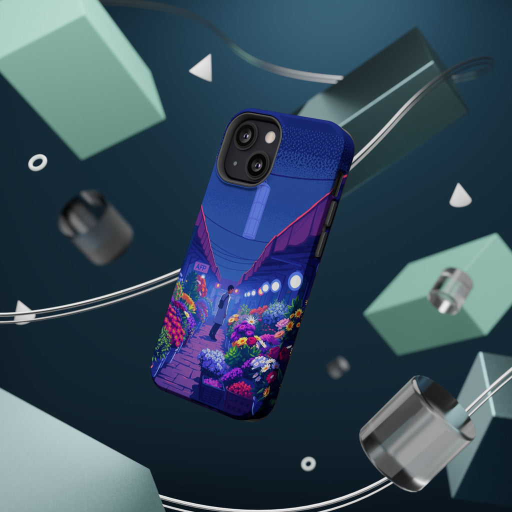 iPhone Flower Market Electric Art Bold Modern Everyday Snap Case · iPhone Case