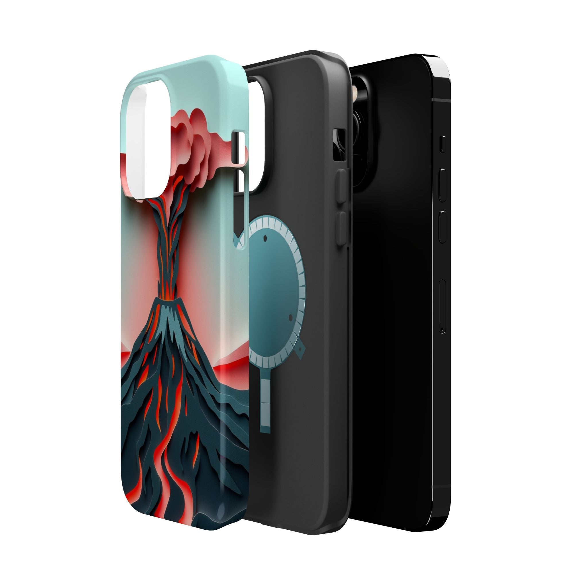 iPhone Mint And Blush Volcanic Eruption Slim Everyday iPhone Designer · iPhone C