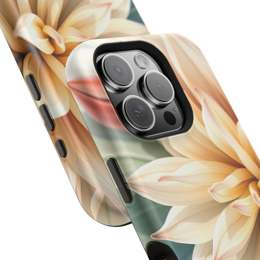 iPhone Neon Floral Radiant Design Clean Minimal Snap Case · iPhone Case