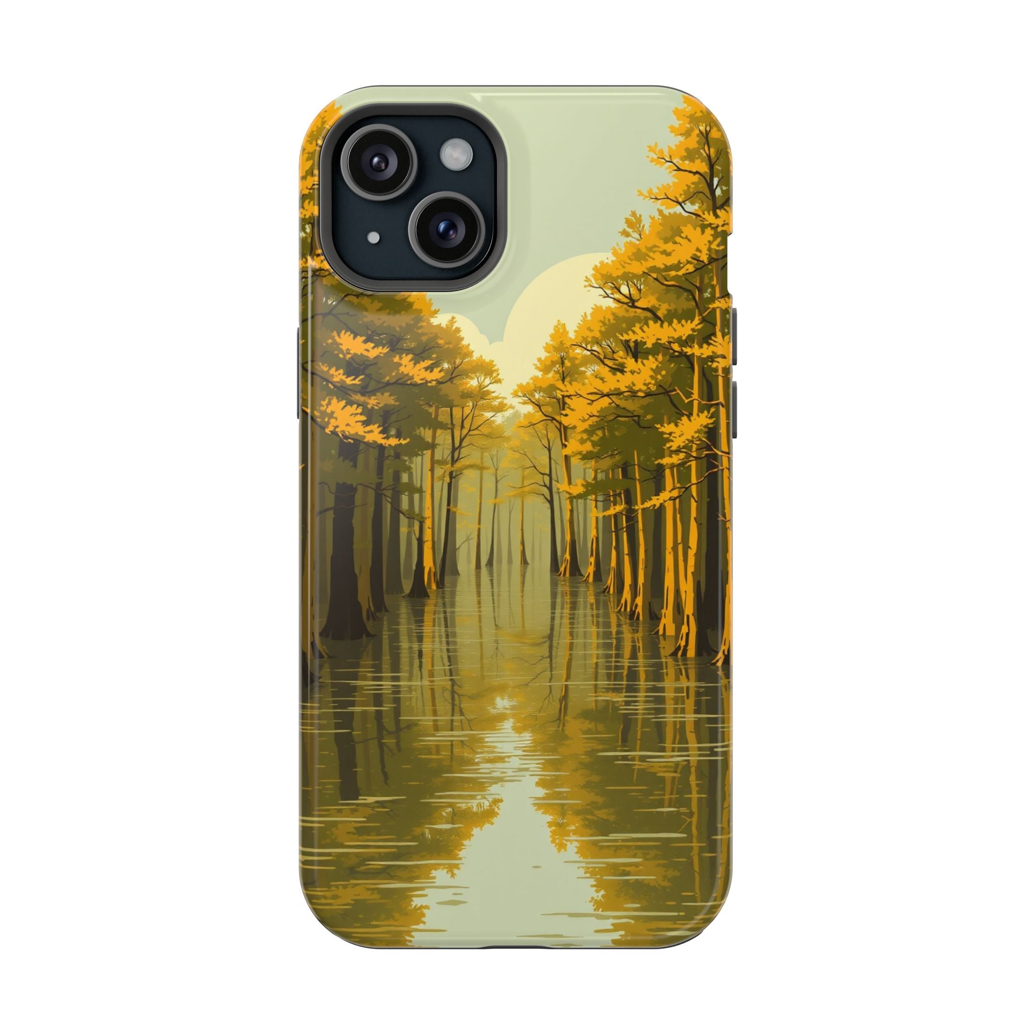 iPhone Cypress Swamp Enchanted Art Bold Modern Everyday Snap Case · iPhone Case