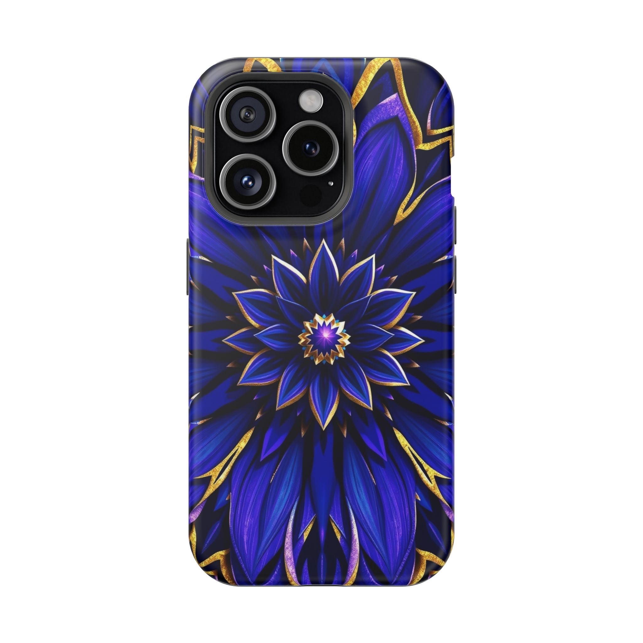 iPhone Floral Mandala Electric Art 14 Slim Everyday Designer Case · iPhone Case