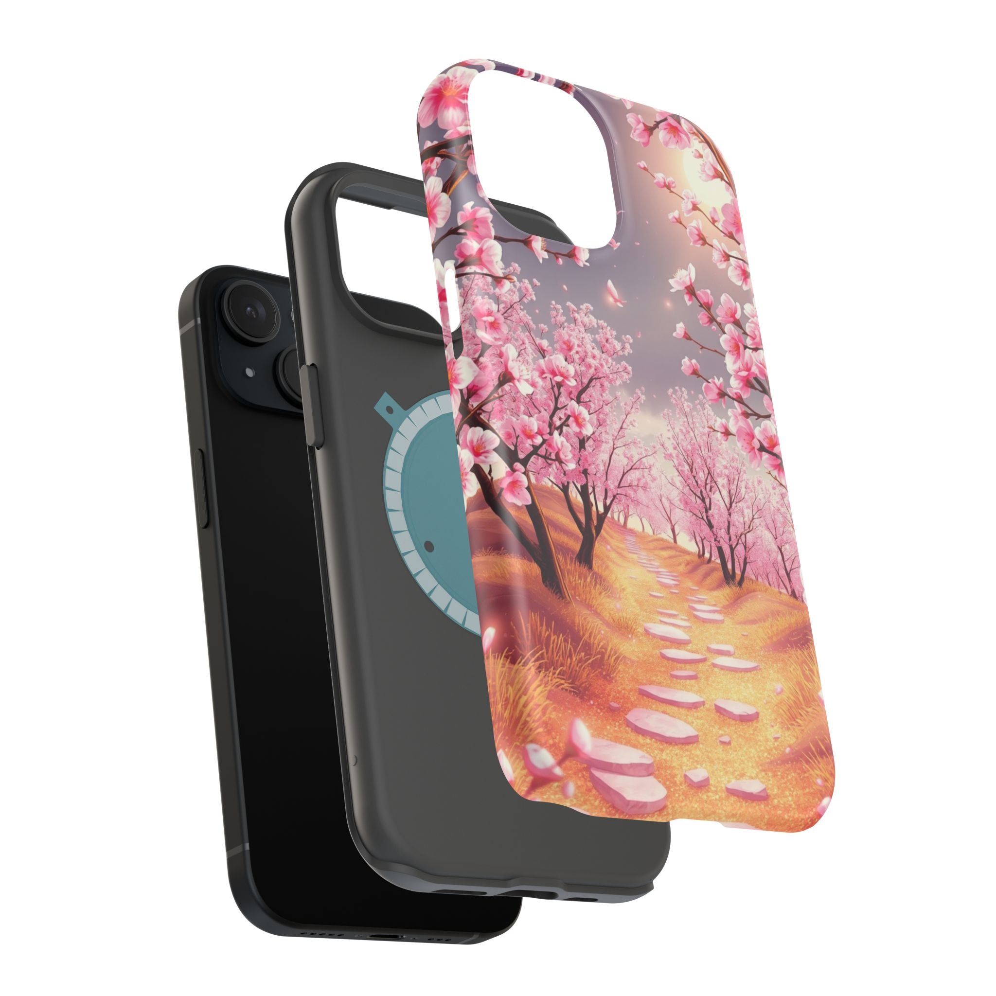 iPhone Dreamy Blossom Trail Design 14 Slim Everyday Designer Case · iPhone Case