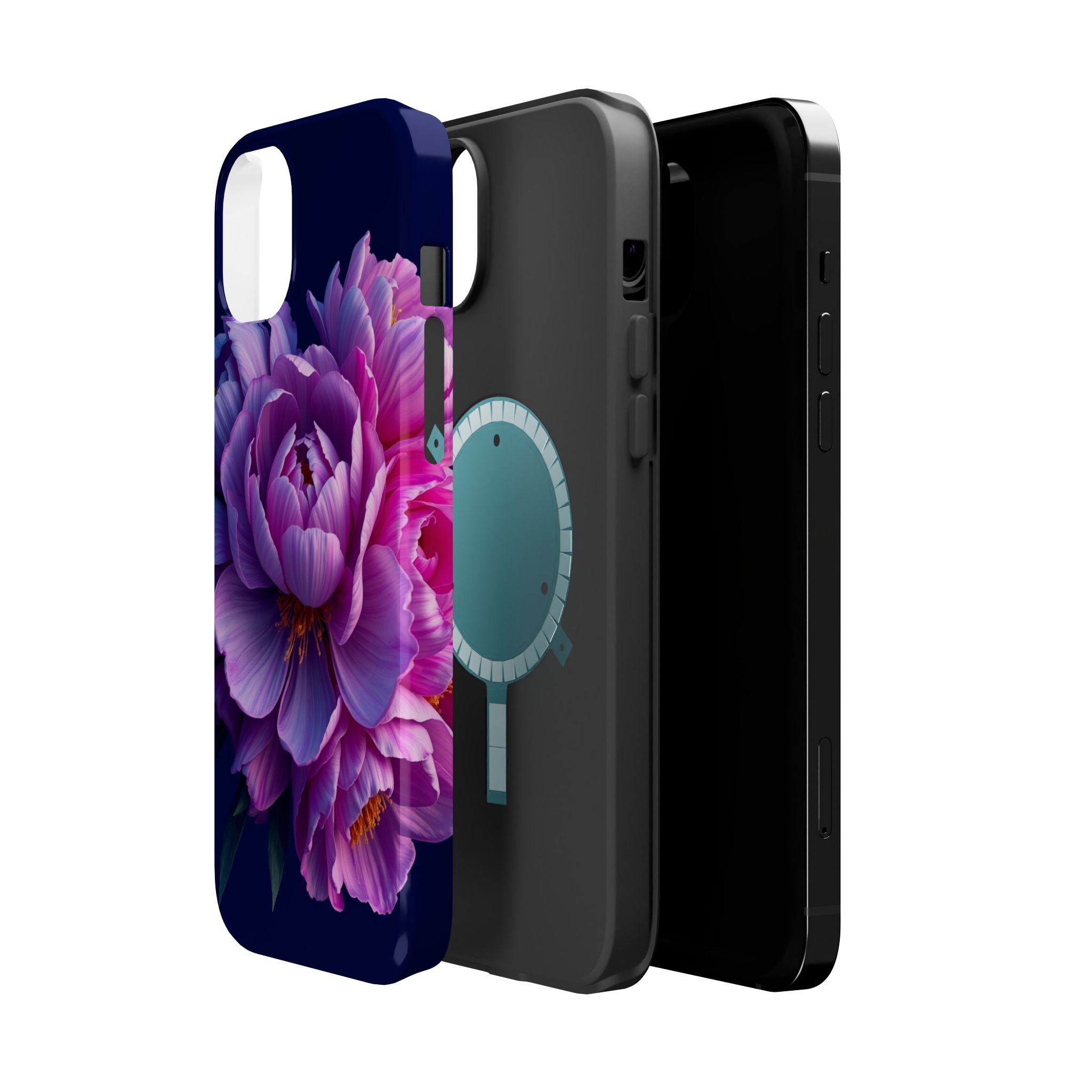 iPhone Peony Bouquet 3D Digital Slim Everyday Designer Case · iPhone Case