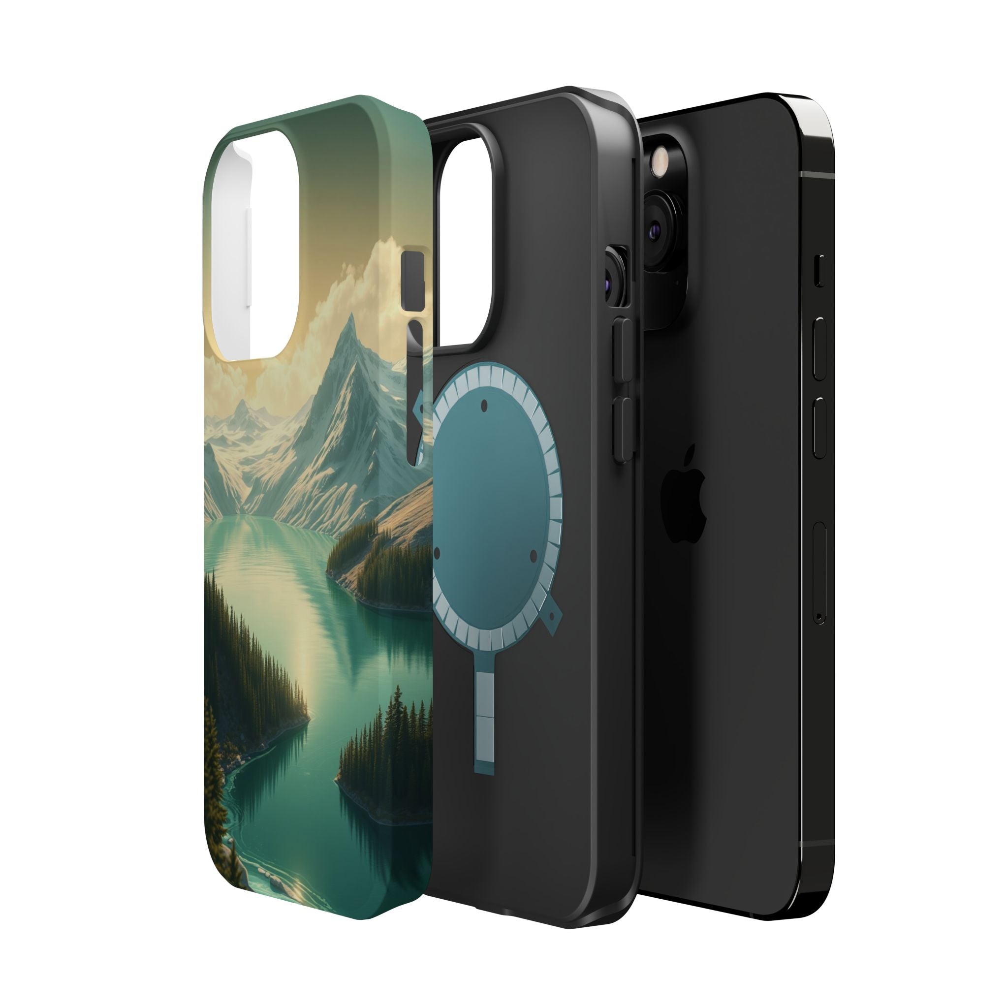 iPhone Glacier Lake Bold Art Slim Everyday Designer Case · iPhone Case
