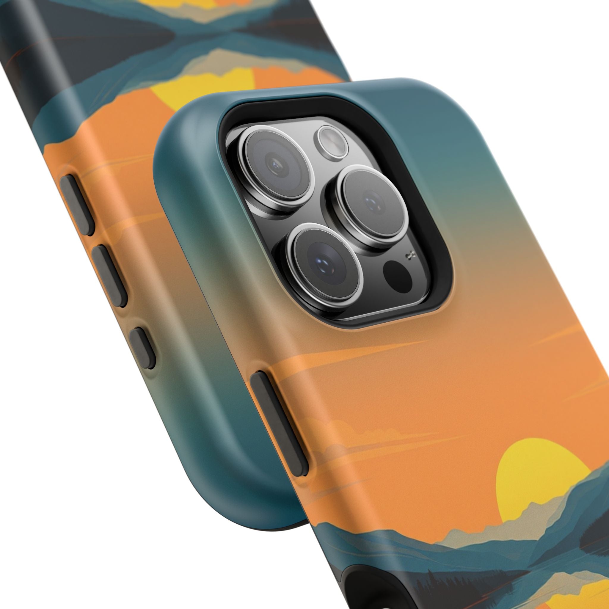 iPhone Lake at Twilight Cinematic Art Slim Everyday Designer Case · iPhone Case