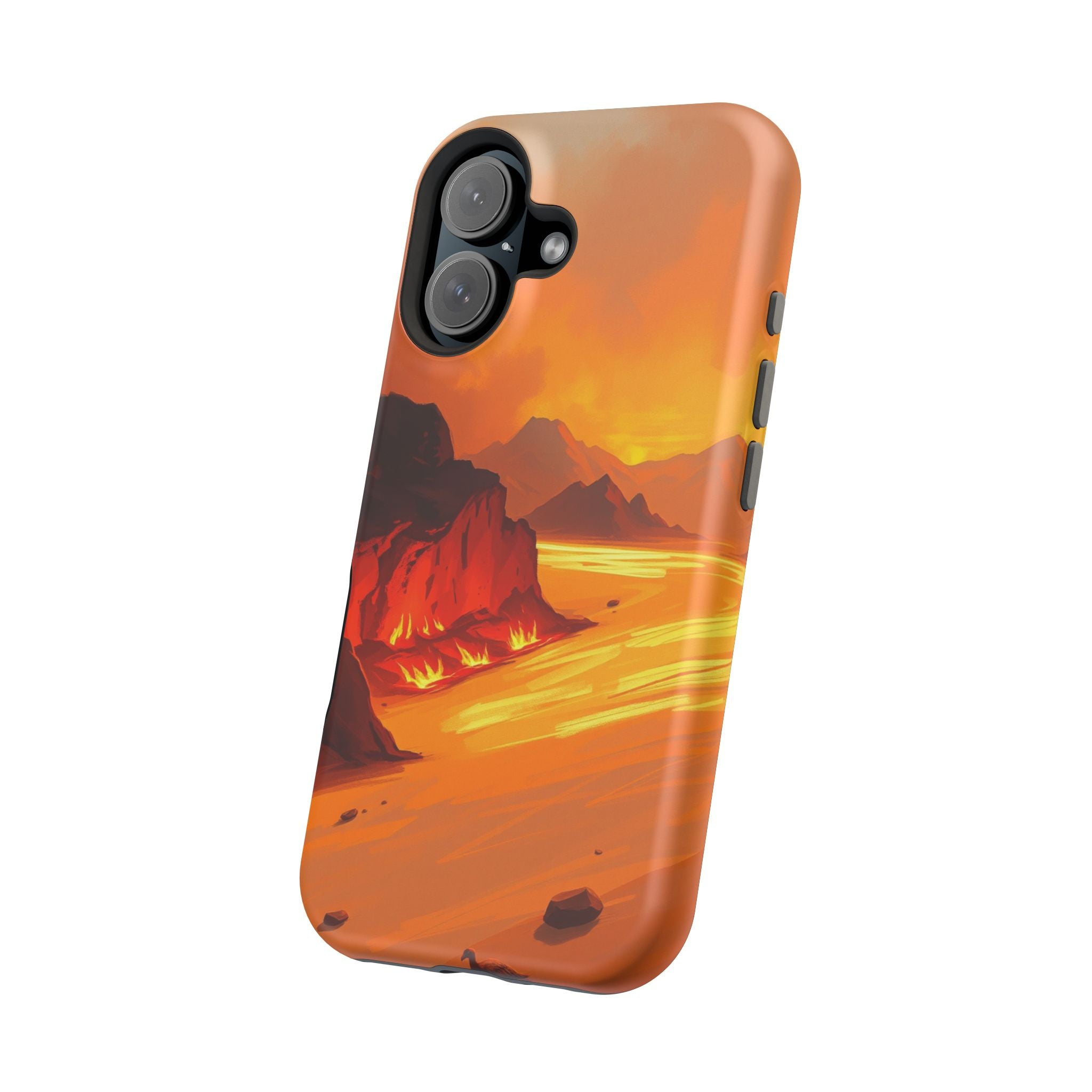 iPhone Burnt Orange And Sand Wildfire Glow Slim iPhone Everyday · iPhone Case