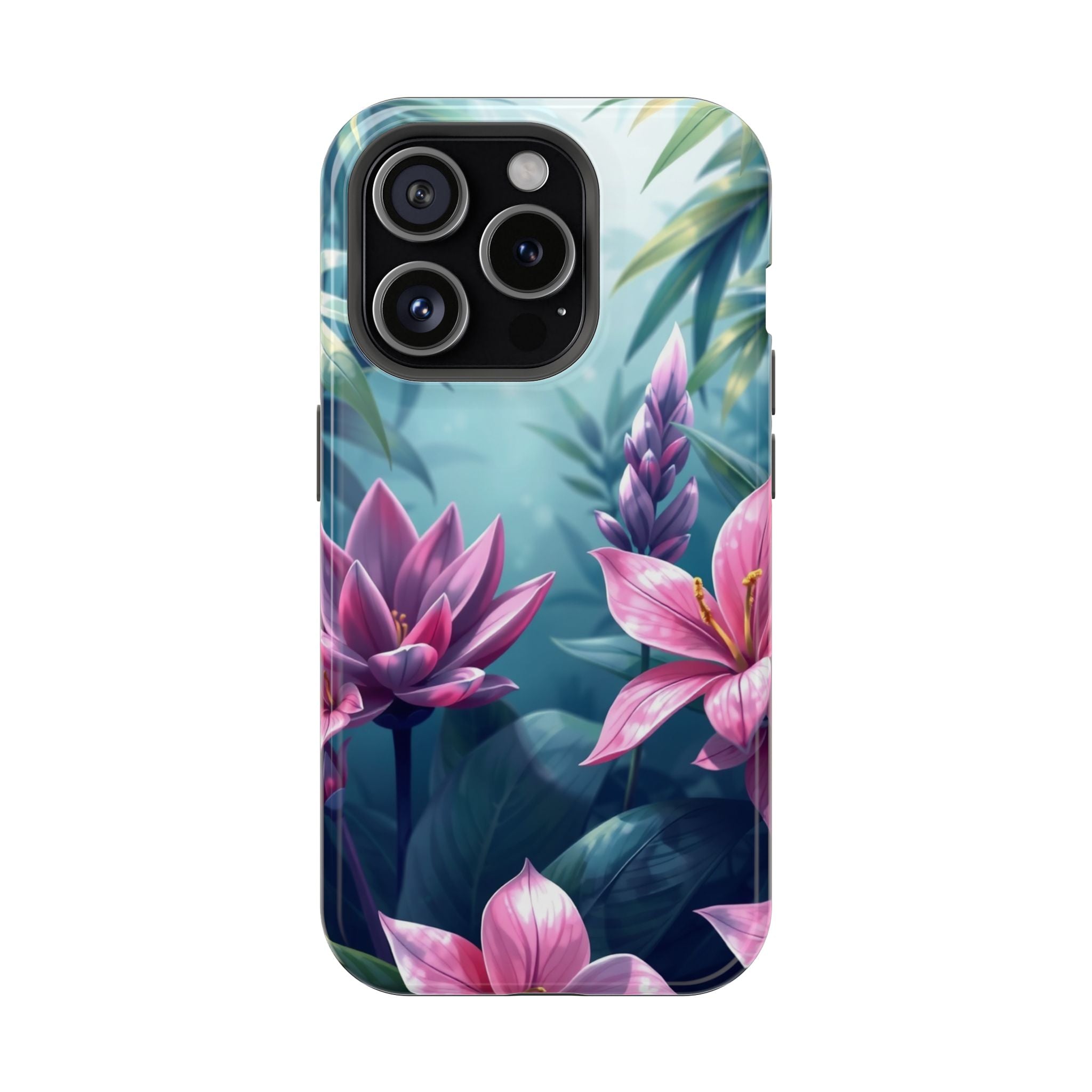 iPhone Indigo And Violet Jungle Floral Slim Everyday Designer Case · iPhone Case