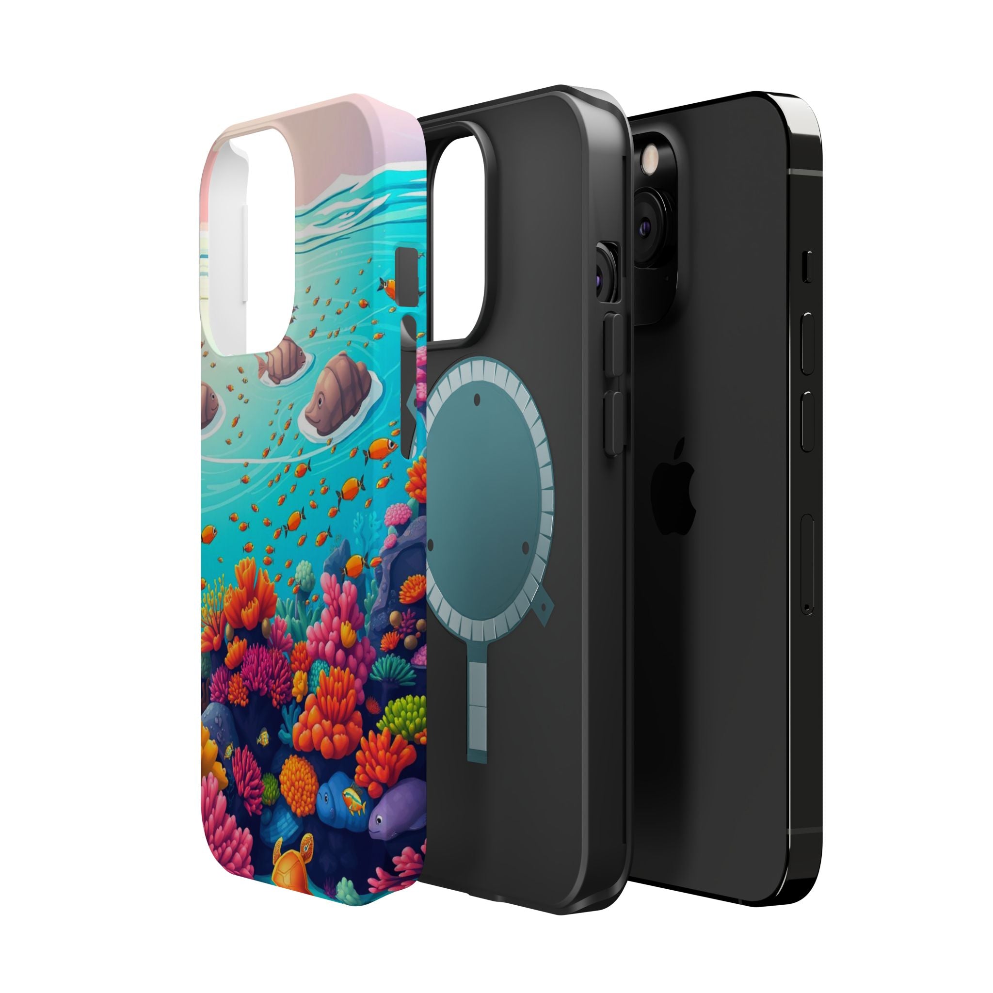 iPhone Coral Reef Panorama Kids Fun Phone Case Gift Slim Snap Case · iPhone Case