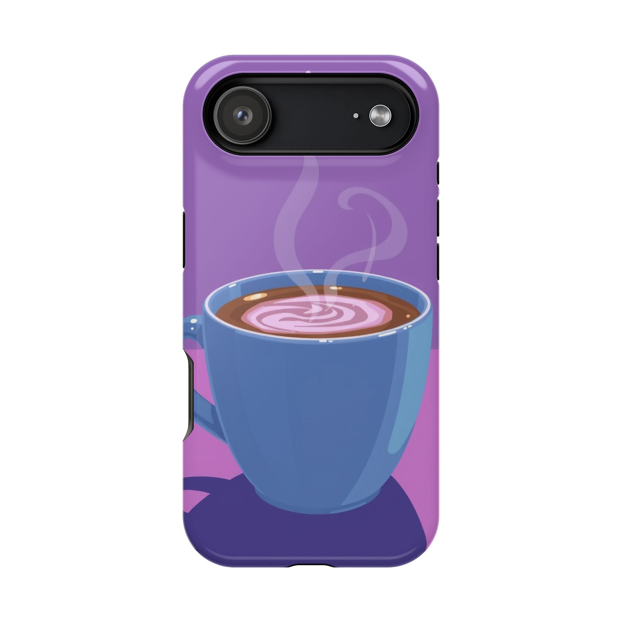 iPhone Emotional Support Coffee Pixel Art -Bit Soft Finish Everyday Case · iPhon