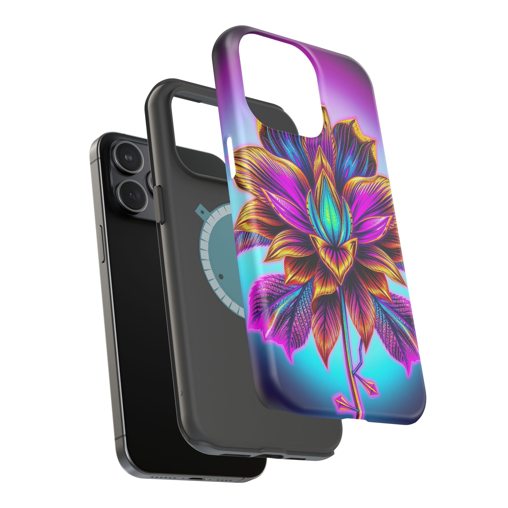 iPhone Floral Gold Foil Mystic Art Bold Modern Everyday Snap Case · iPhone Case