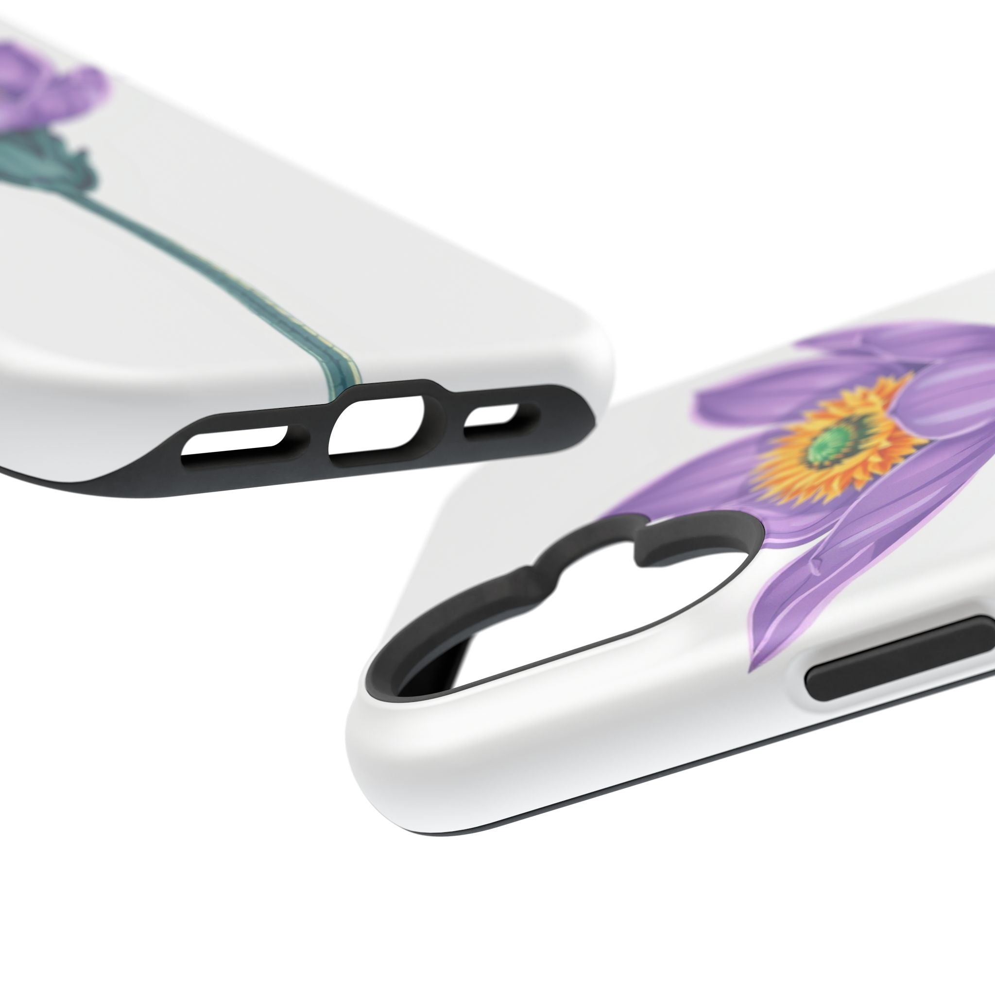 iPhone Indigo And Violet Desert Flower Slim Everyday Designer Case · iPhone Case