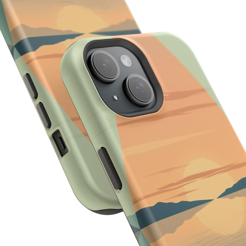 iPhone Sage And Ivory Lake at Twilight Slim Everyday Designer Case · iPhone Case