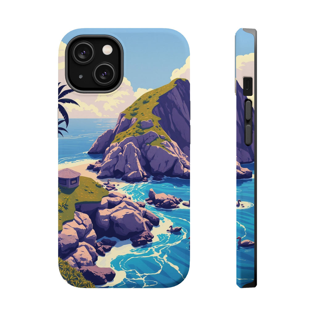 iPhone Vibrant Hibiscus Coast Design Slim Everyday Designer Case · iPhone Case