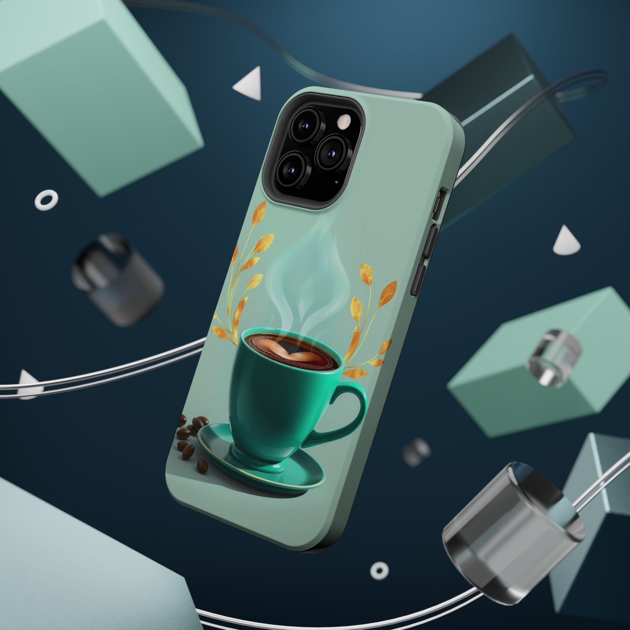 iPhone Radiant Emotional Support Coffee Design Soft Finish Everyday Case · iPhon