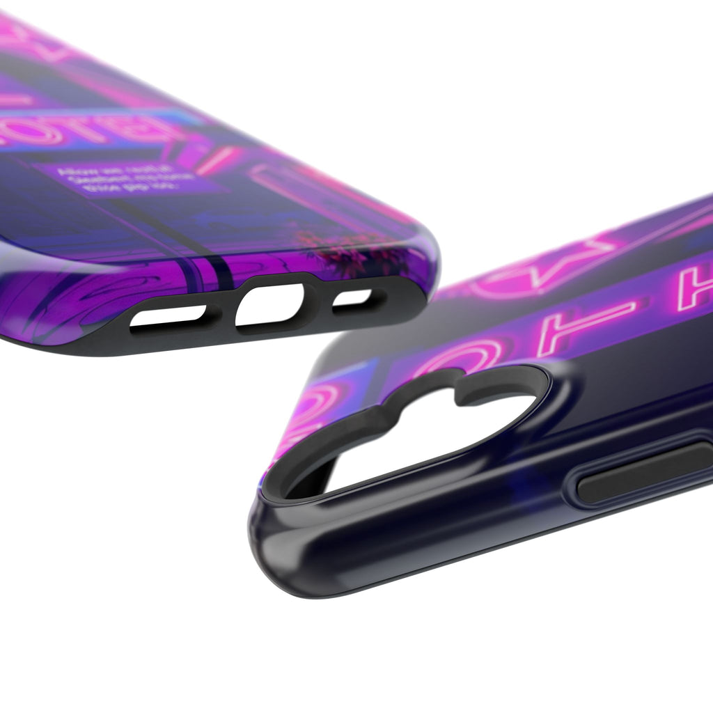 iPhone Neon Sign Motel Enchanted Art Slim Everyday Designer Case · iPhone Case