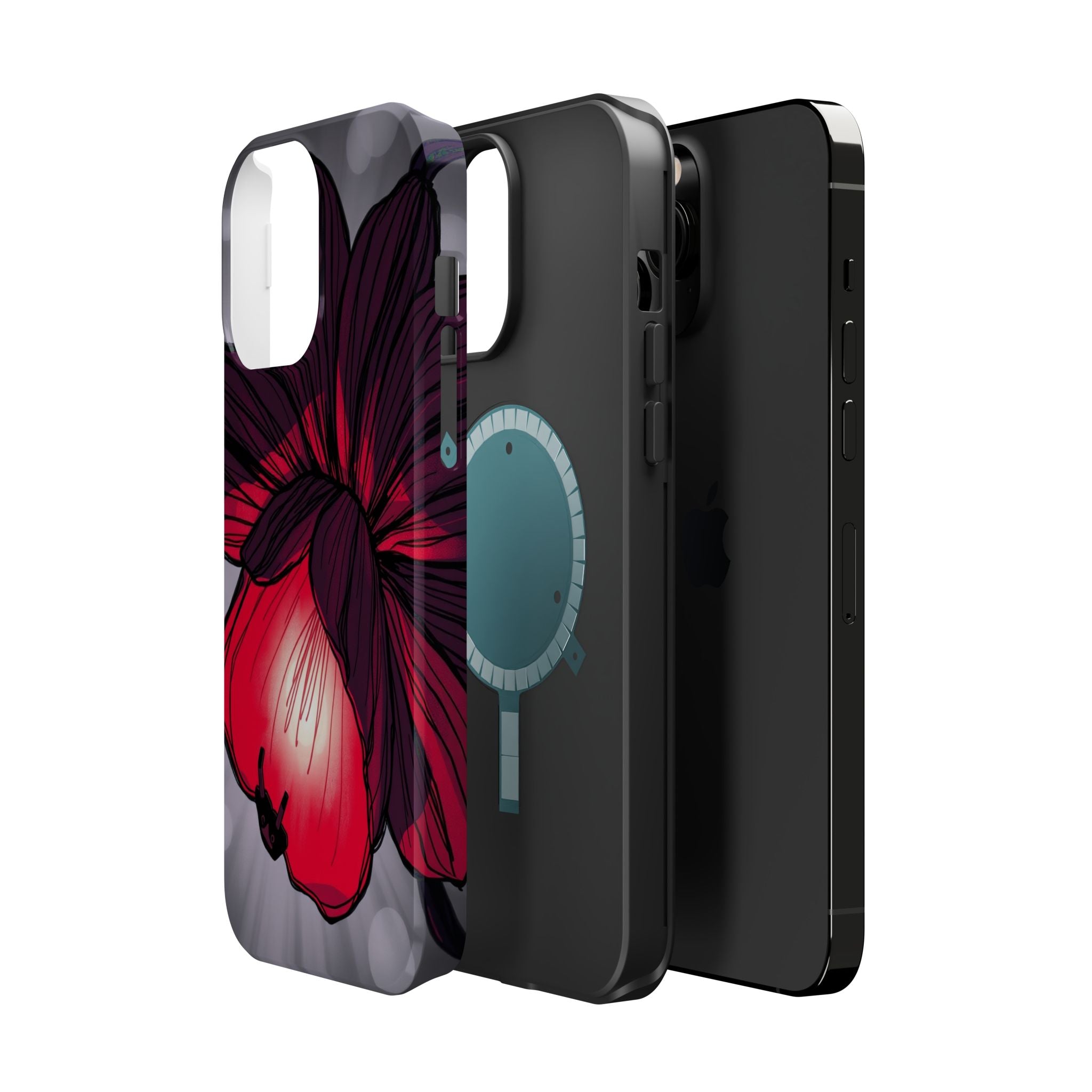 iPhone Night Bloomer Hand-Drawn Sketch Slim Everyday Designer Case · iPhone Case