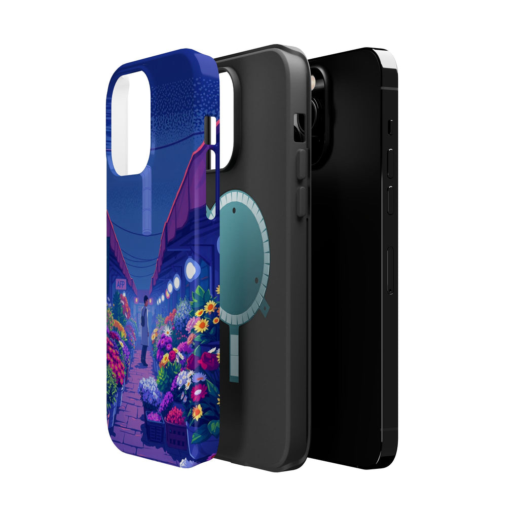 iPhone Flower Market Electric Art Bold Modern Everyday Snap Case · iPhone Case