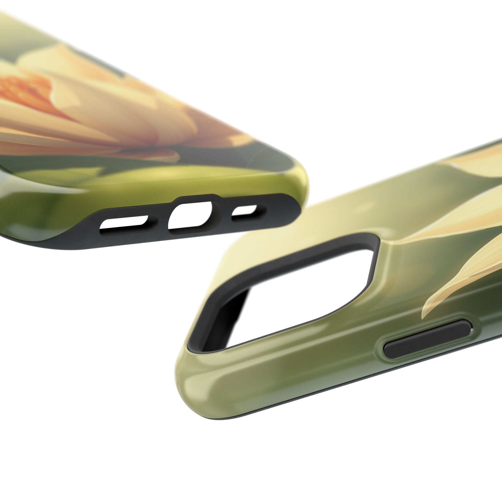 iPhone Bloom and Leaf Grunge Distressed Slim Everyday iPhone Designer · iPhone C