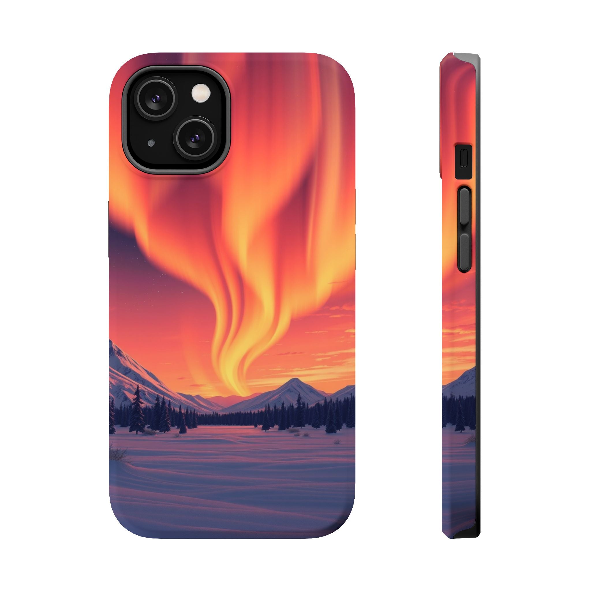 iPhone Sunset Amber And Peach Northern Lights Slim iPhone Everyday · iPhone Case